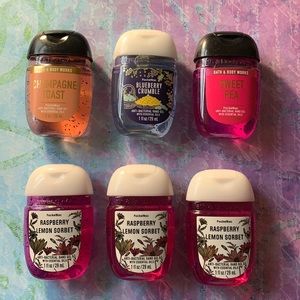 Bath & Body Works PocketBacs - set of 6 - please see list